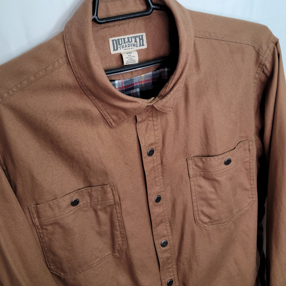 Duluth Trading co. Men’s Fire Hose Flannel-Lined Jacket 2XL - Picture 6 of 14